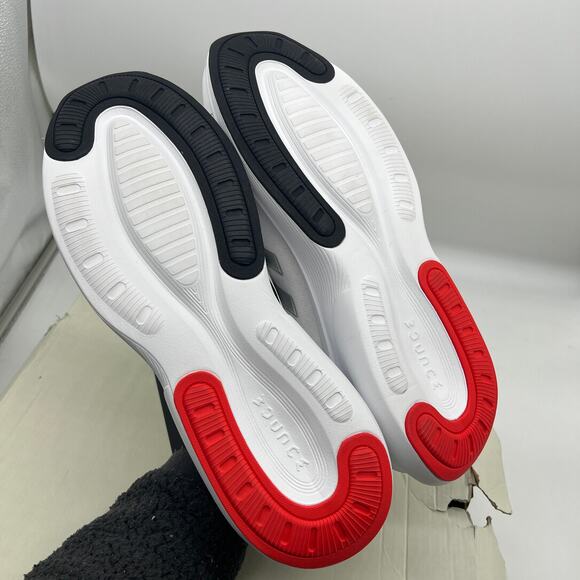 adidas White and Gray Athletic Shoes - Picture 13 of 16